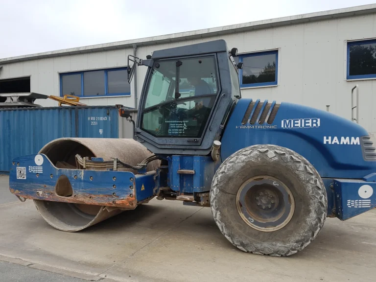 Eine Walze der MEIER Bodenstabilisierung